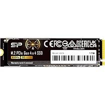 Silicon Power 1TB US75 NVMe 4.0 Gen4 PCIe M.2 SSD R/W up to 7,000